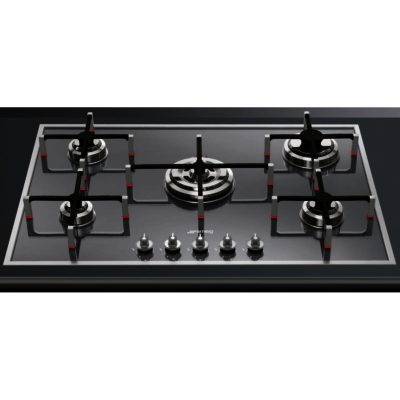 Smeg PVS750 74cm Linea Ultra Low Profile Gas Hob in Silver